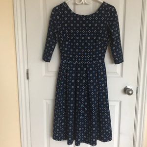 Jet dress in navy